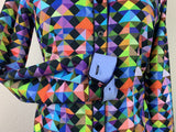 CR RanchWear Physical CR Tradition Colorful Geometric Triangles Black
