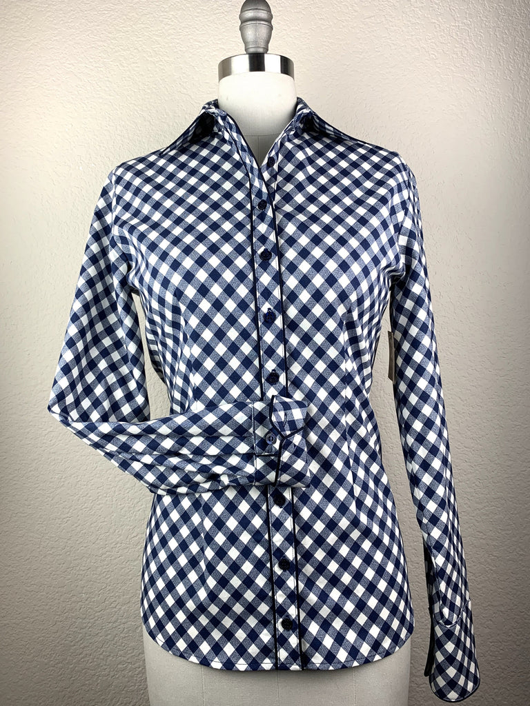 CR RanchWear Physical CR Tradition Navy and White Gingham