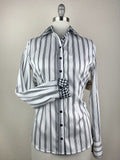 CR RanchWear Physical CR Tradition White and Black Stripes with Gingham