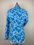 CR RanchWear Physical CR Western Pro Electric Blue and Purple Floral