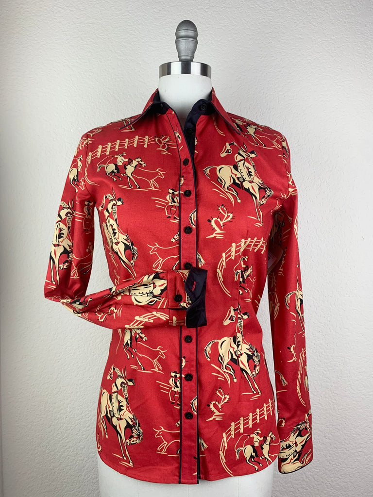 CR RanchWear Physical CR Western Pro Ropin and Ridin Red