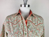 CR RanchWear Physical CR Western Pro Sage and Rose Floral