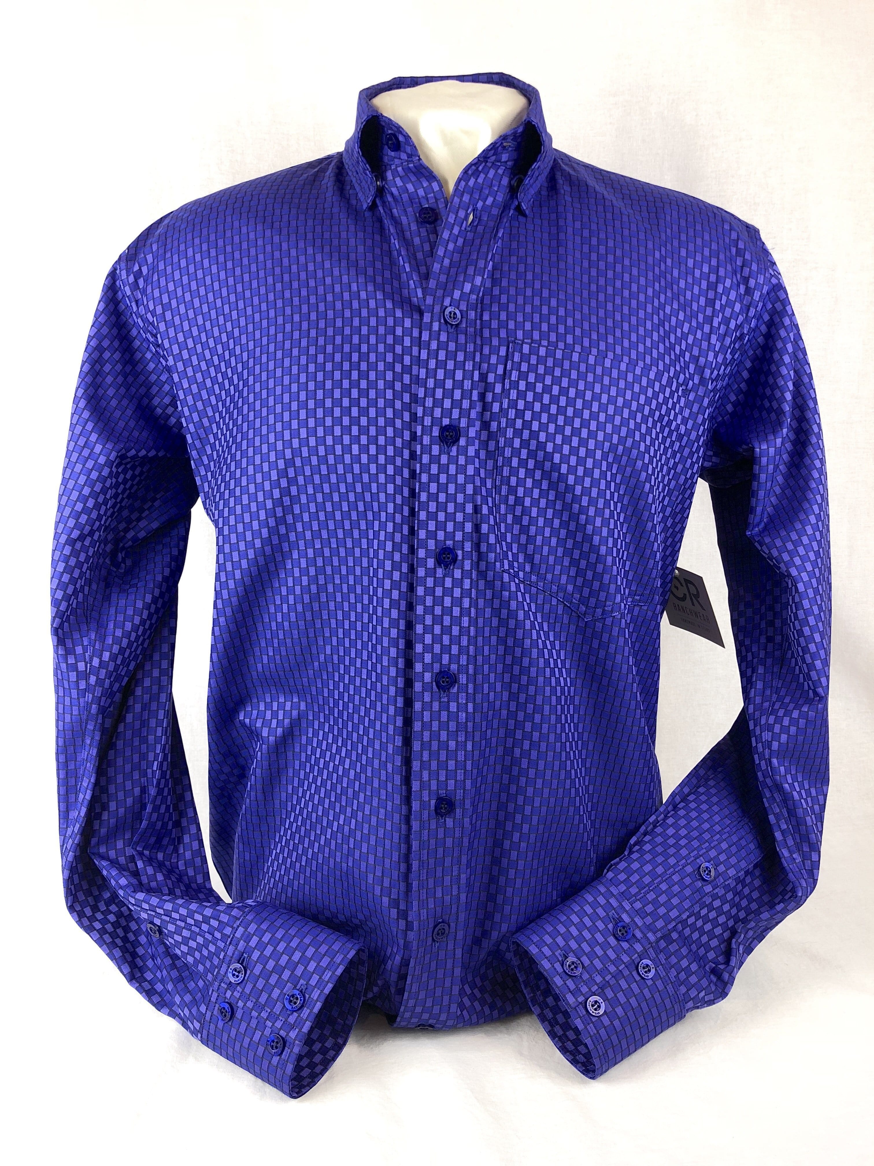 Buy CR Western Pro Shades of Purple Italian Cotton at CR RanchWear for ...
