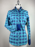 CR RanchWear Physical CR Western Pro Teal and Navy Square Dance