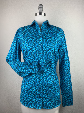 CR RanchWear Physical CR Western Pro Teal Tetris