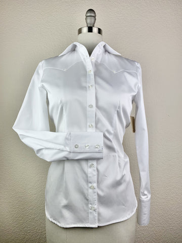 CR RanchWear Physical CR Western Pro White Cotton Sateen