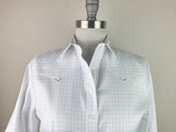 CR RanchWear Physical CR Western Pro White with Royal Woven Square Italian Cotton