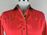CR RanchWear Physical CR Western Pro Wild About Leopard Bright Red