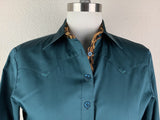 CR RanchWear Physical CR Western Pro Wild About Leopard Teal