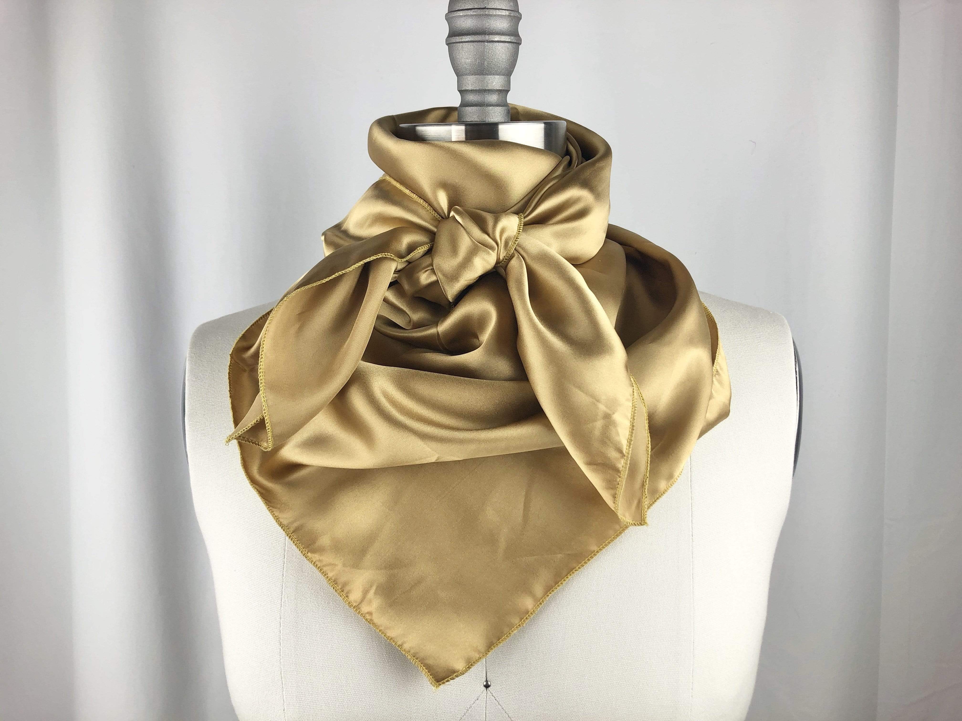 Relentless Gold Silk Scarf Long – Century 21 Promo Shop USA